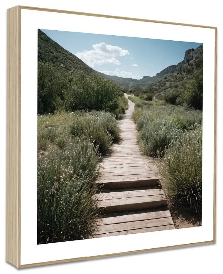 Tablouri 4 buc. 30x30 cm Sunrise Hike – knor