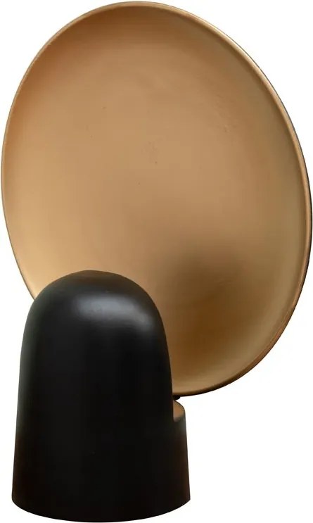 Lampa de masa, aurie, din metal, Goldie