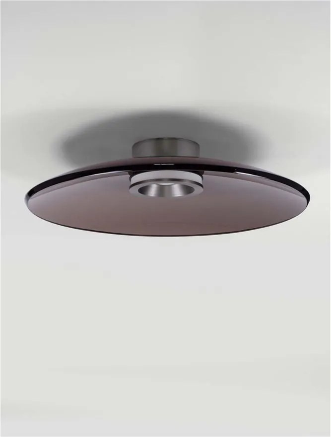 Plafoniera LED design ambiental Esti maro inchis