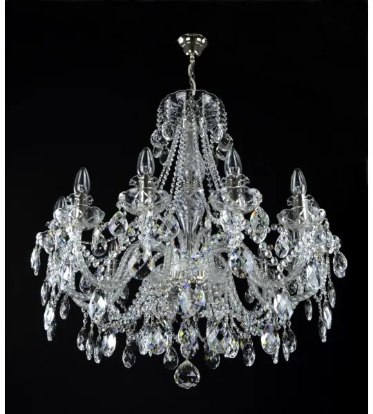 Lustră de cristal pe lanț Wranovsky JWZ124122101 IMPERIAL 12xE14/40W/230V