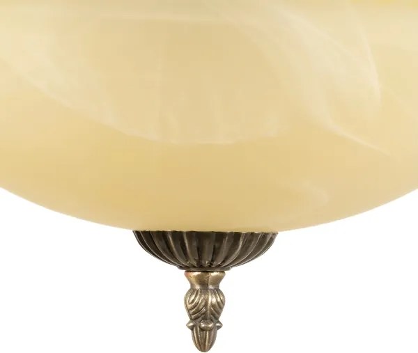 BRILAGI - Candelabru suspendat cu lanț DAHLIA 9xE27/40W/230V Ø 74 cm alamă