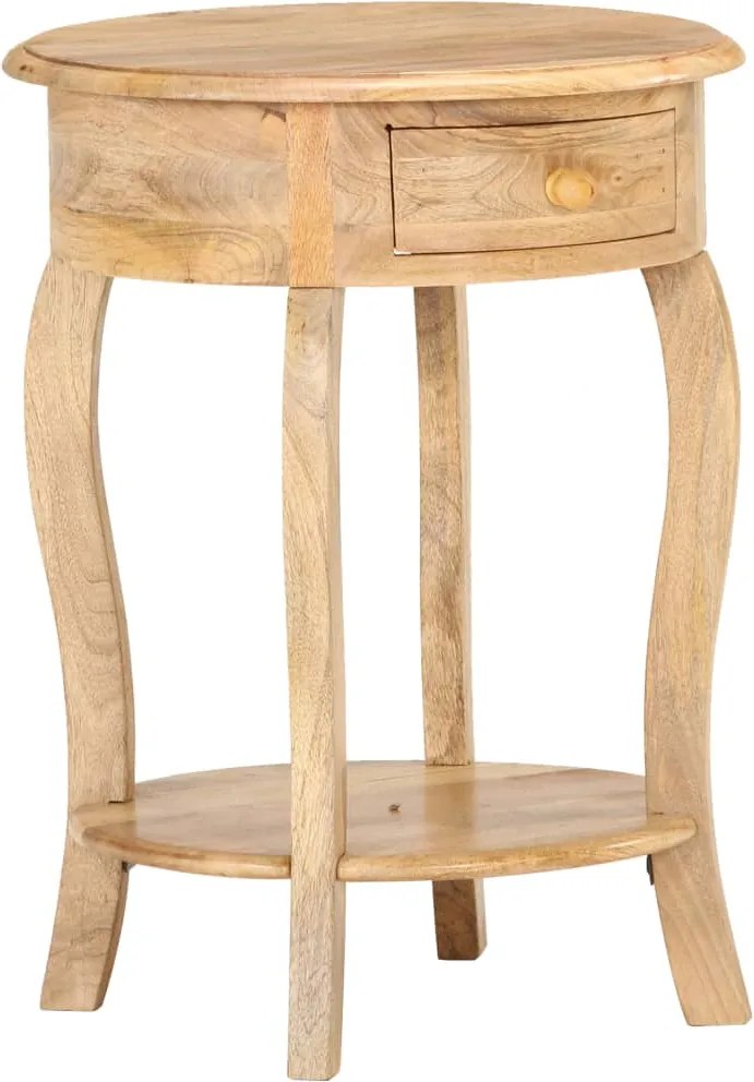 vidaXL Masă laterală, 37 x 37 x 61 cm, lemn masiv de mango