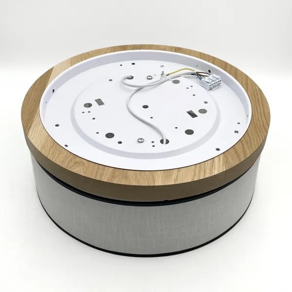 Plafonieră Brilagi BELLADONNA 2xE27/15W/230V d. 40 cm alb/stejar