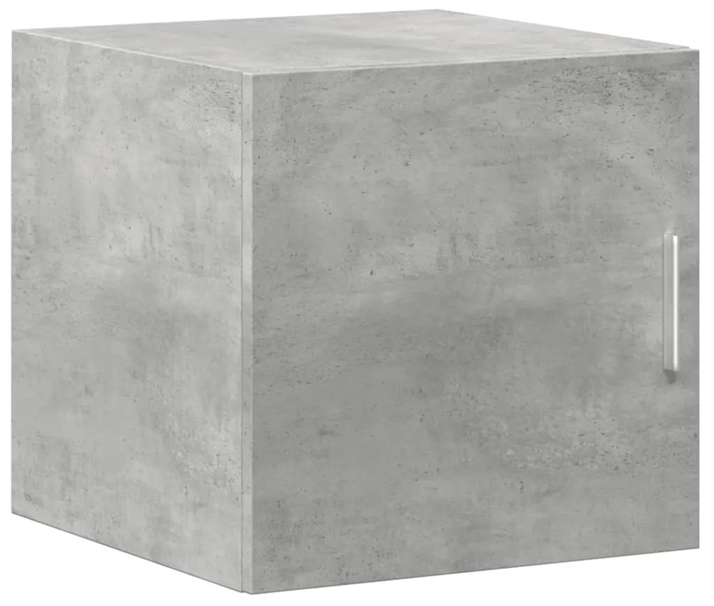 846099 vidaXL Dulap de perete, gri beton, 40x42,5x40 cm, lemn prelucrat