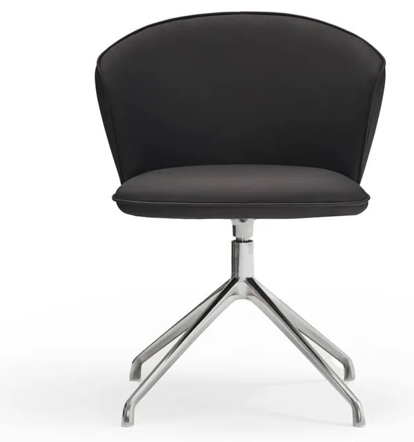 Set de scaune de sufragerie negru 2 buc. tapițat Add – Teulat