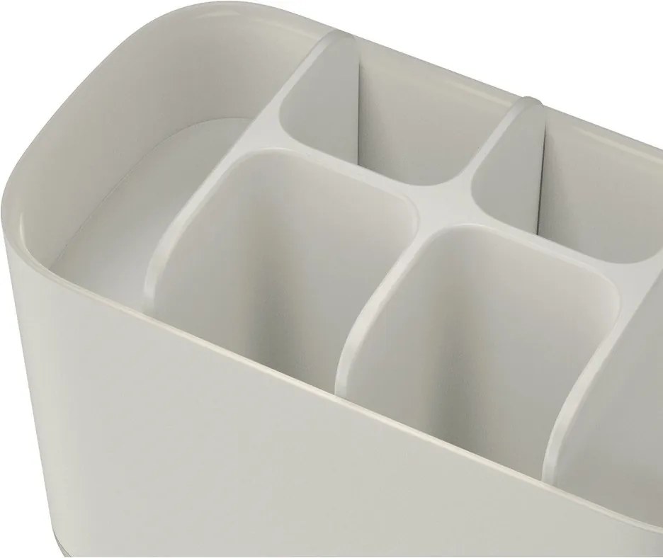 Suport pentru periuța de dinți bej din plastic EasyStore – Joseph Joseph