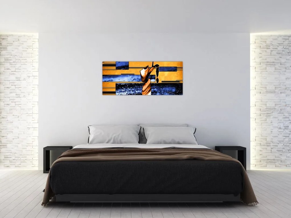 Tablou picturii abstracte (120x50 cm)