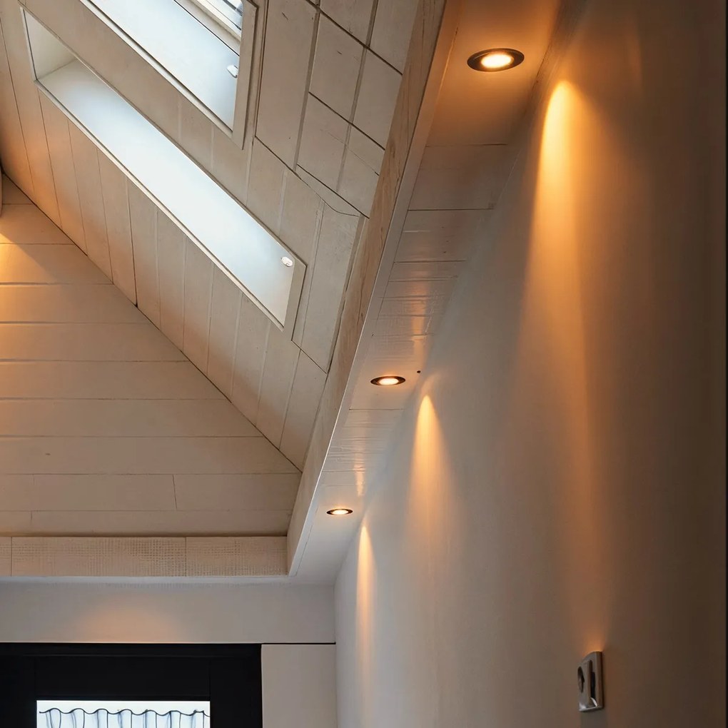 Spotlight modern integrat negru - Rondoo