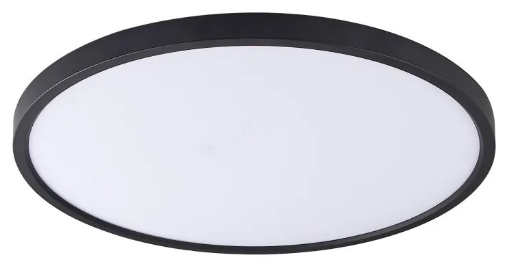Plafoniera LED moderna design slim CAMI 50cm, negru