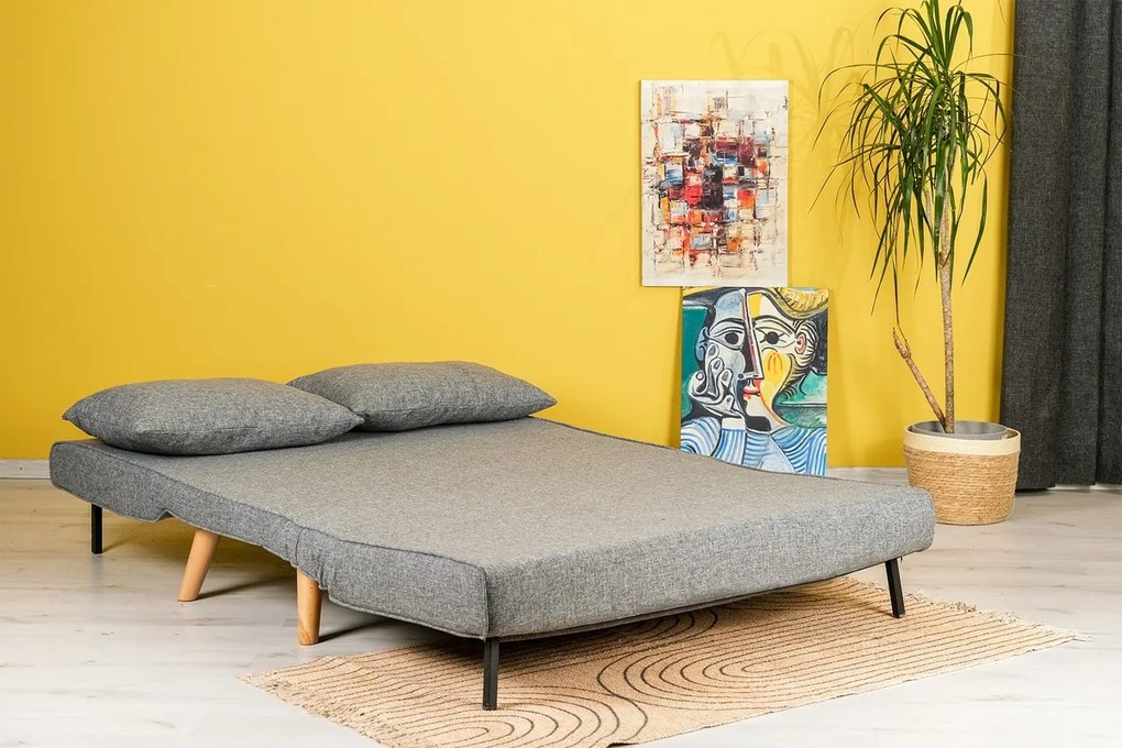 Canapea extensibilă Folde 2 Light Grey