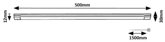 Rabalux 78026 - Lumină LED HANSON 8W 230V 3000K cu senzor sub dulap