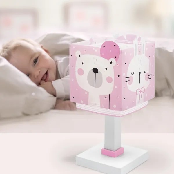Dalber 63111NS - Lampă de veghe LED pentru copii BABY JUNGLE 1xG4/4W/230V, roz
