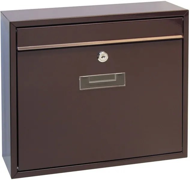 Cutie poştală din oţel Tarent, maro