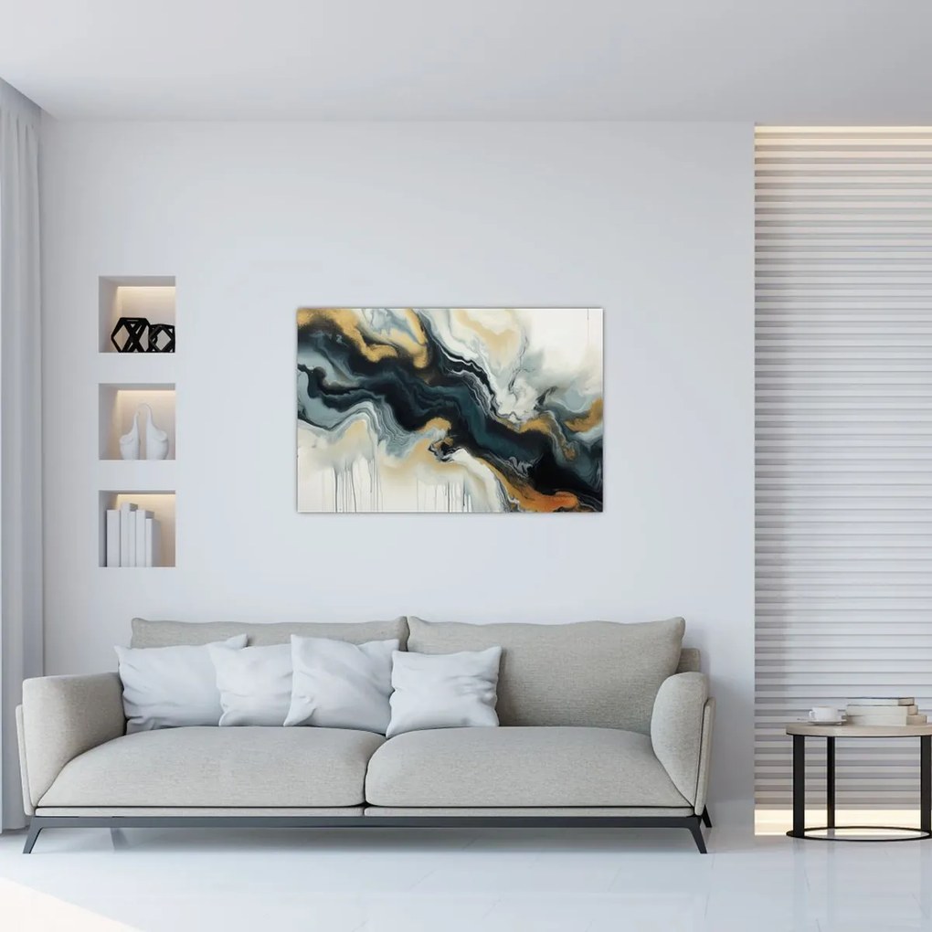 Tablou - Desen marmorat (90x60 cm)