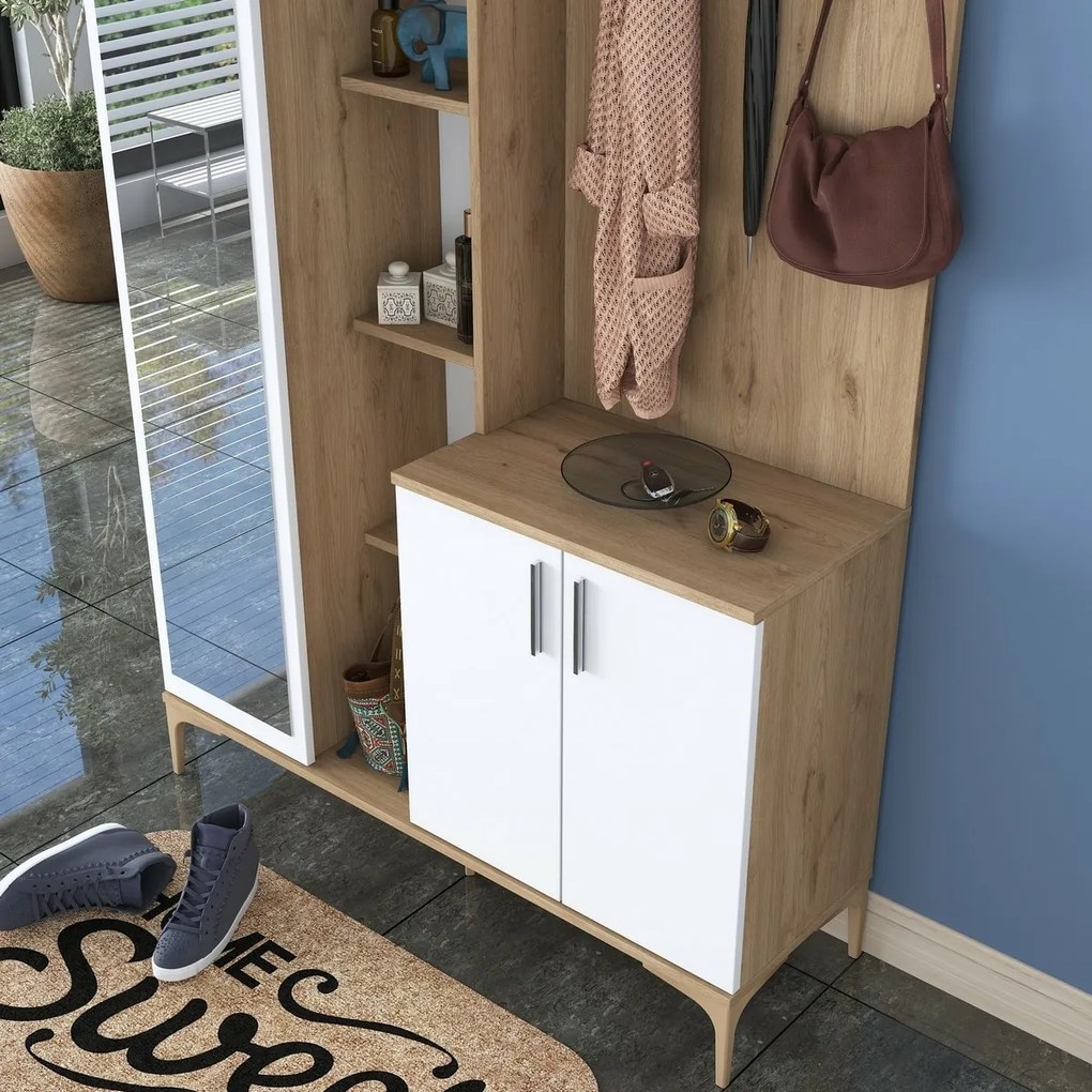 Set de hol Ewe White and Walnut