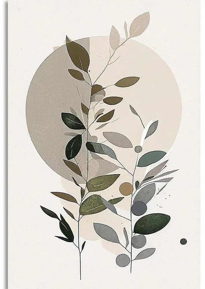 Tablou plante minimaliste în stil boho