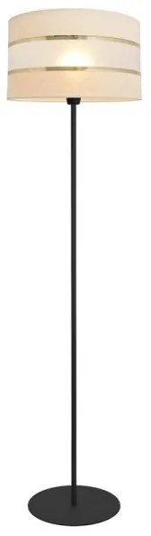 Lampadar HELEN 1xE27/15W/230V crem/negru/auriu