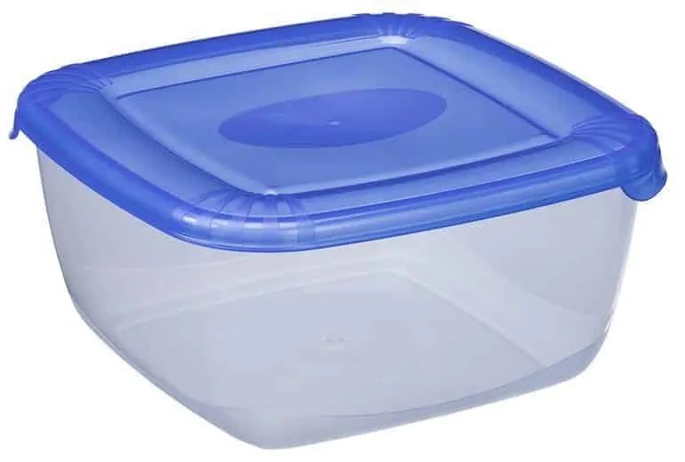 Cutie alimentară Polar pătrată cu Capac Albastru de 2.5 ml
