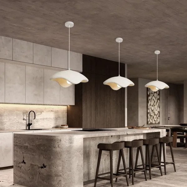 BRILAGI - Lustră pe cablu WABI SABI 1xE27/60W/230V Ø 40 cm albă