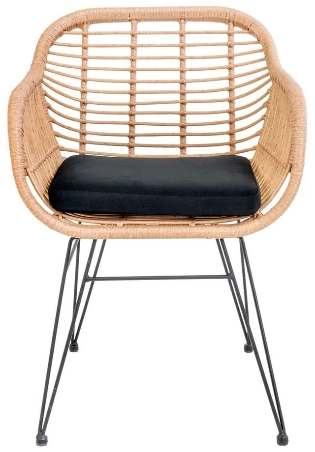 Set 2 scaune de grădină din ratan artificial House Nordic Trieste