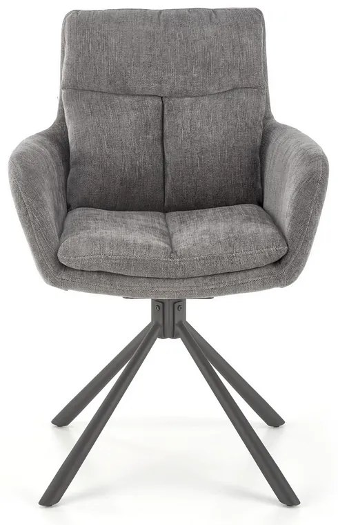 Scaun de bucaterie Leary, gri