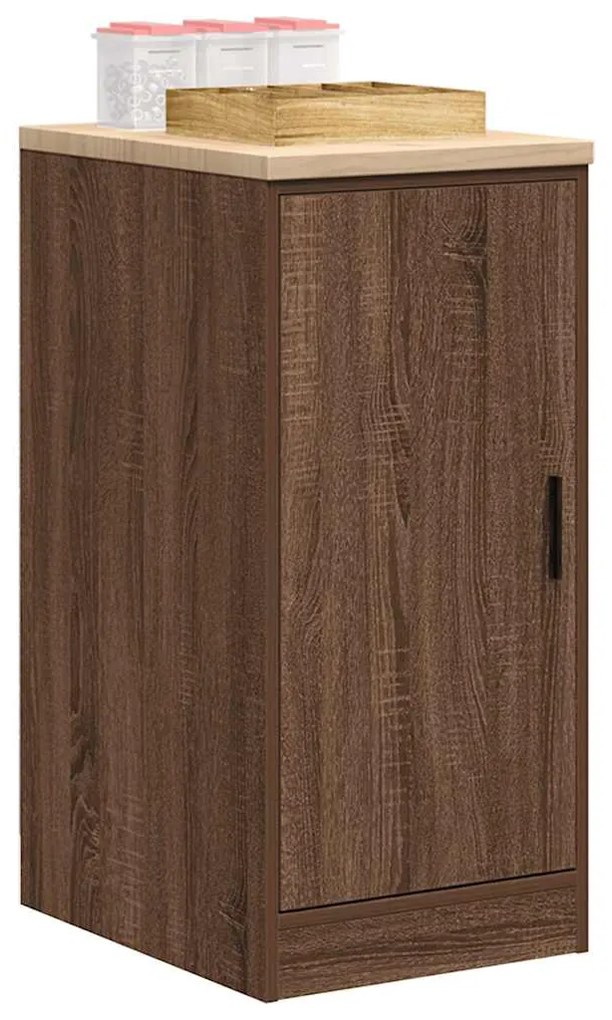 vidaXL Dulap de depozitare pentru garaj Stejar maro 40x51x85 cm