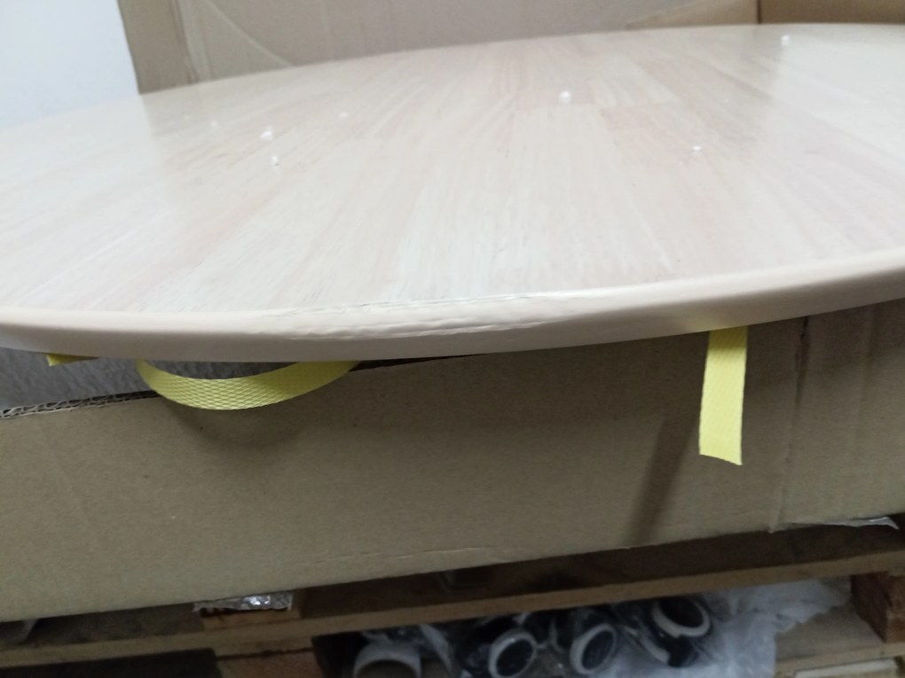 OFERTA Masa de dining NELSON cu blat in decor stejar miere 90X90 calitate II