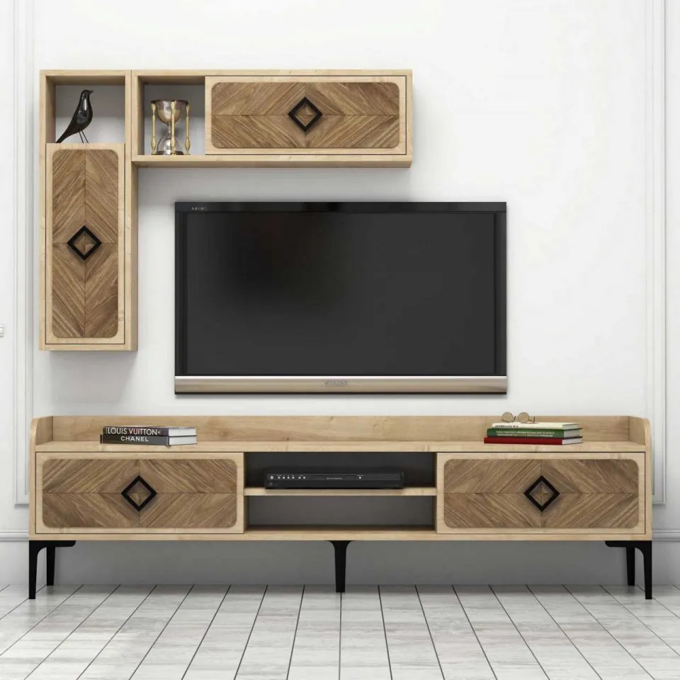Ansamblu Comoda TV Samba, Stejar