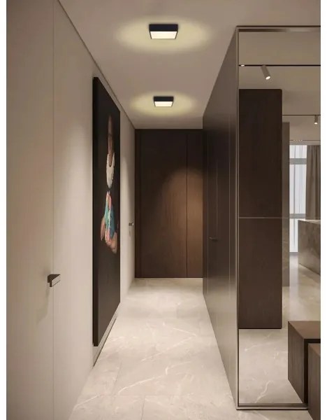 Plafonieră LED dimabilă Immax NEO 07237L CANTO 22W/230V negru Tuya + telecomandă