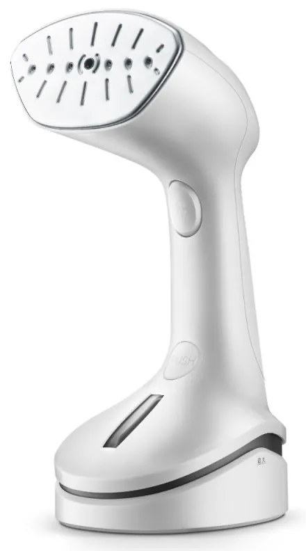 Aparat de calcat vertical cu aburi Rosberg R51051B, 1000W, 200 ml, 10-15g/min, Alb