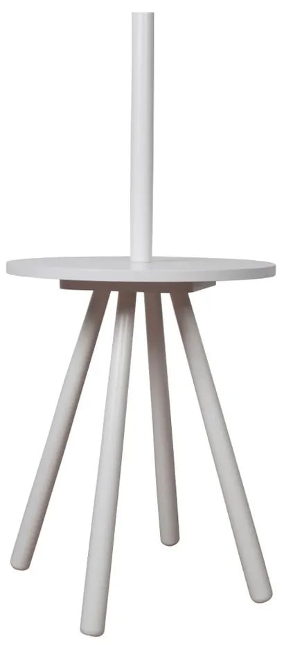 Cuier cu spațiu depozitare Zuiver Table Tree, alb