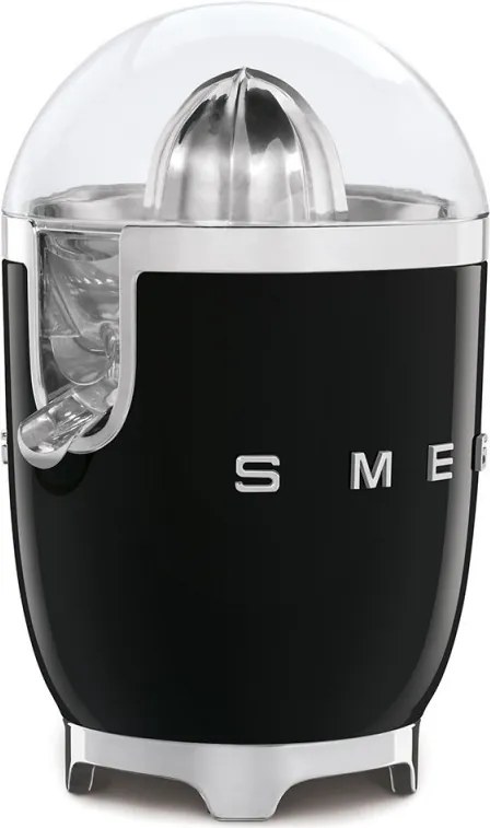 Storcător electric de citrice Smeg CJF11BLEU, 70 W, sistem anti-picurare, bază antiderapantă, negru