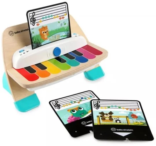 Baby Einstein - Jucărie muzicală din lemn MAGIC TOUCH pian 3xAA