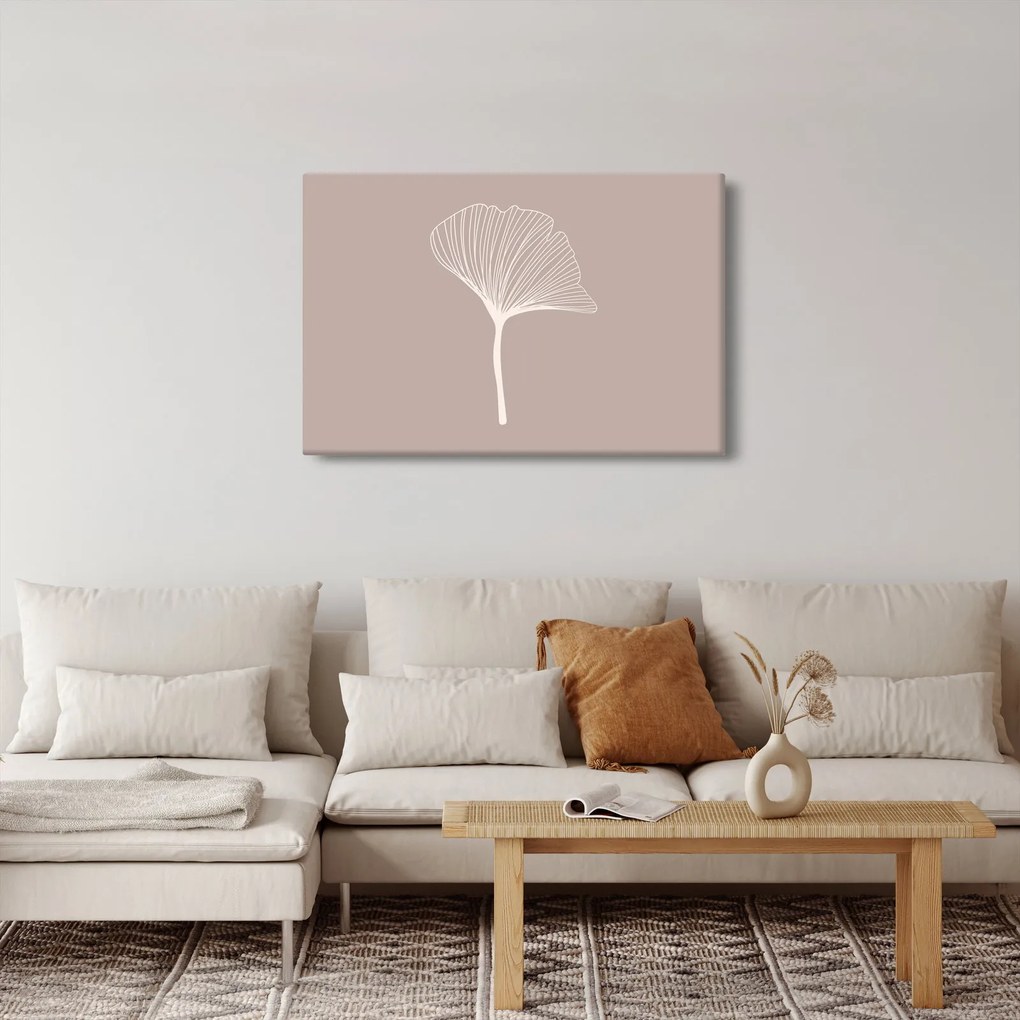 Tablou - Frunze bej N⁰5 (90x60 cm)