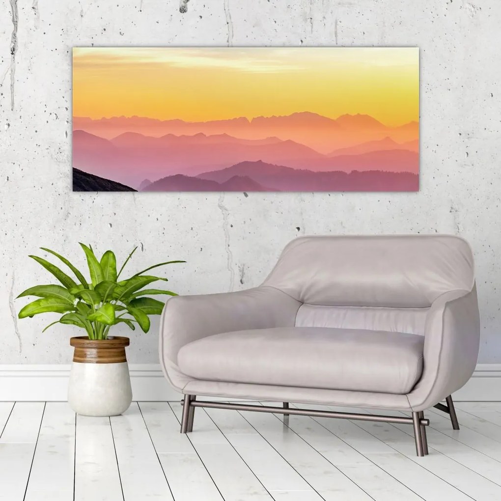 Tablou cerul colorat (120x50 cm)