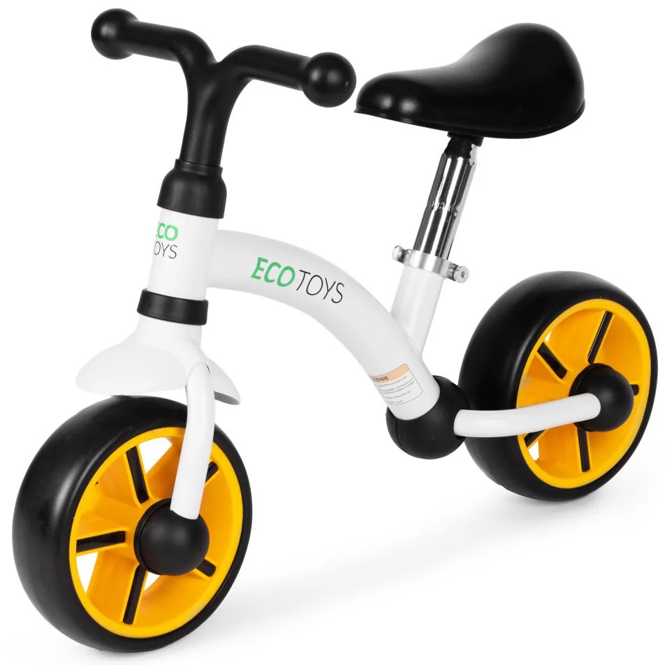 Jogging biciclete cu roți EVA scaun reglabil negru