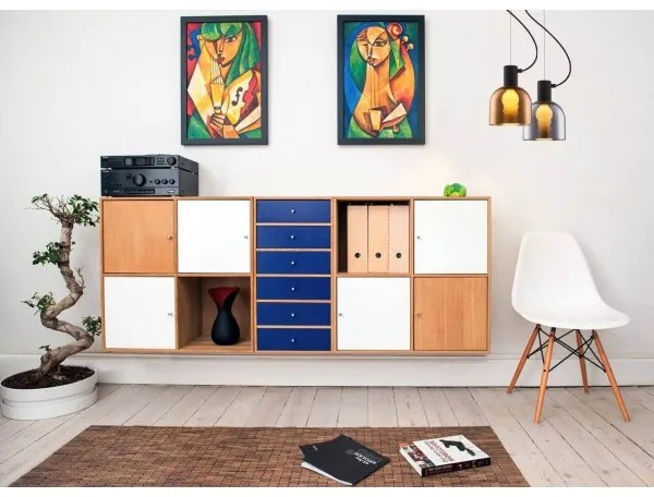 Lustră pe cablu FIRE 1xE27/9W/230V maro/neagră Klausen 111050