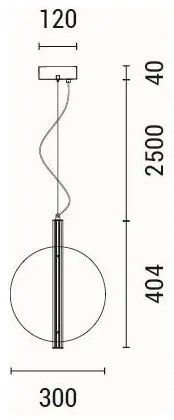 Lustră LED pe cablu LED/12,6W/230V 3000K