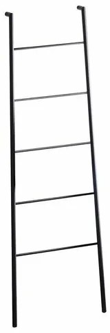 SAPHO SE104 Sega suport pentru prosoape 55 x 170 x7 cm, negru mat
