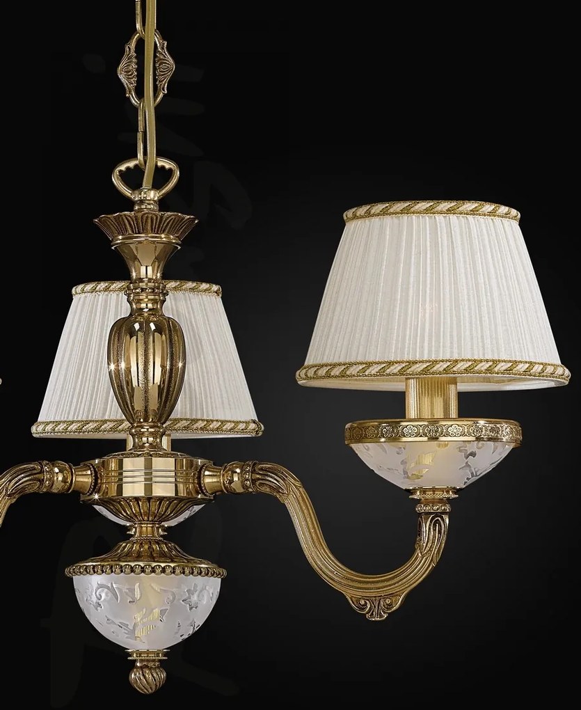 Candelabru din alama 3 brate design italian 6502