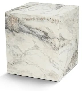 Măsuță laterală KUP 50x45 cm decor marmorat