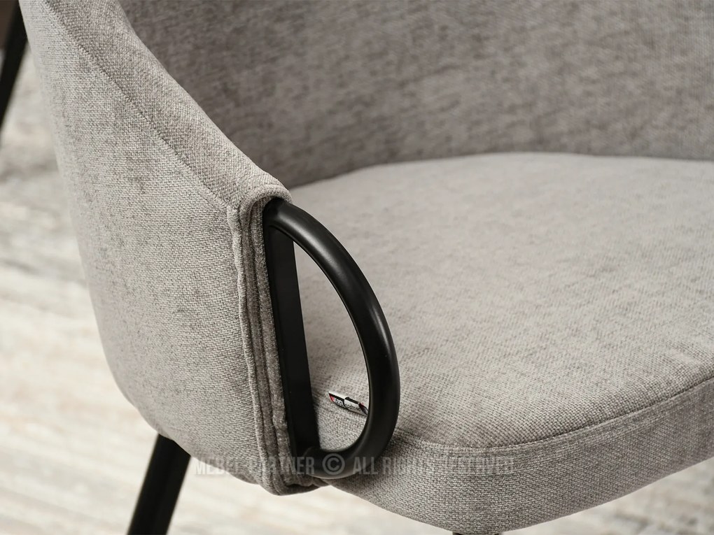 Scaun Carma K (gri + negru). 1111002