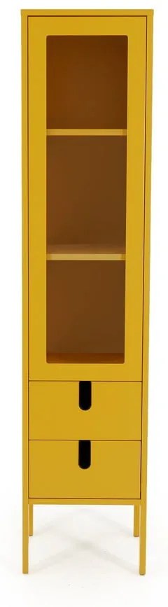 Vitrină Tenzo Uno, lățime 40 cm, galben