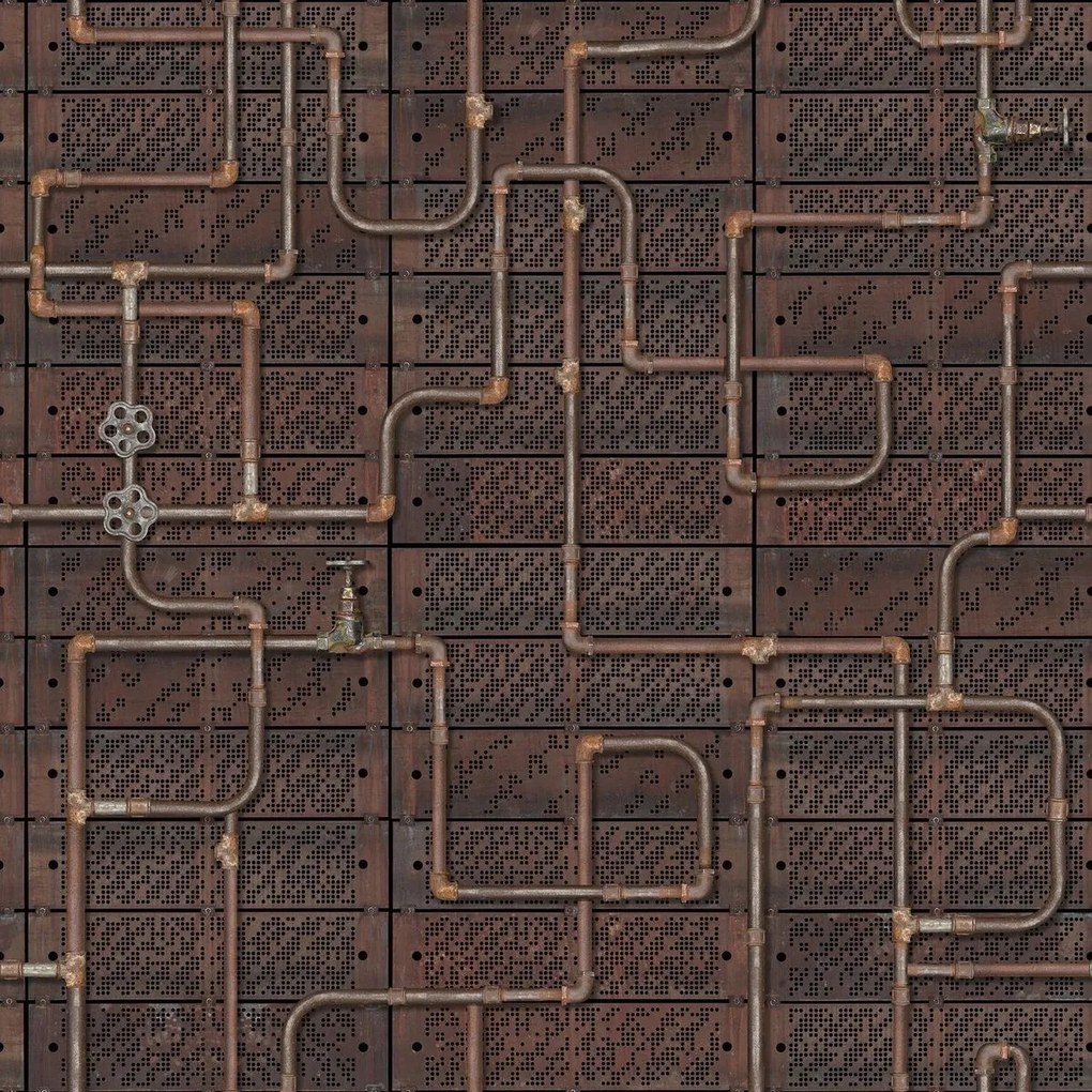 Fototapet, Pipework Oxidation, Rebel Walls