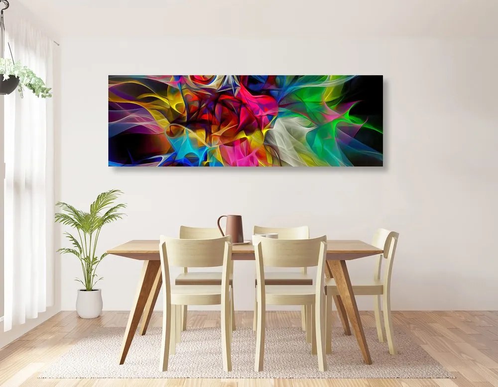 Tablou haosului colorat abstract