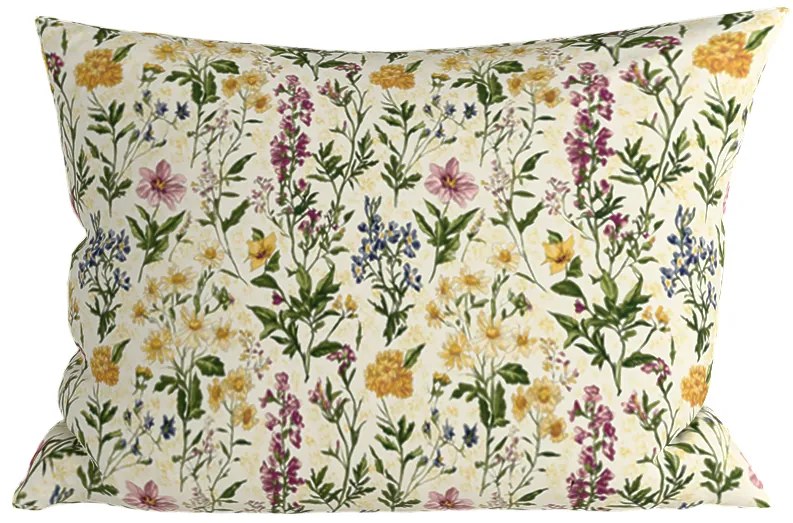 Husa decorativa pentru perna HERBELLE 50x70 cm, crem