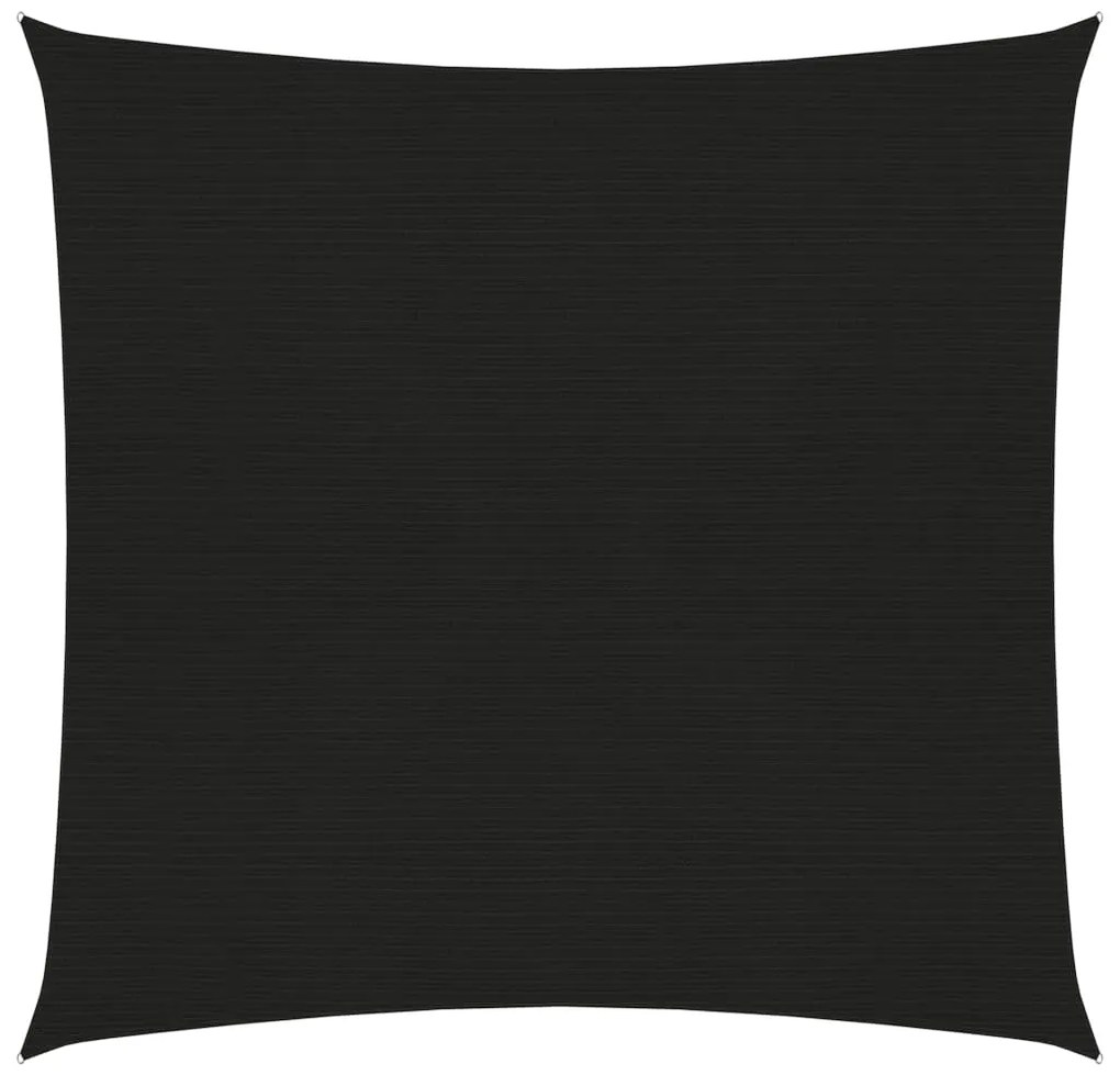 Pânză parasolar, negru, 4,5 x 4,5 m hdpe, 160 g/m²