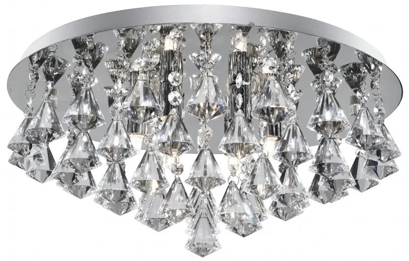 Plafoniera eleganta design modern Hanna 8L 3308-8CC SRT