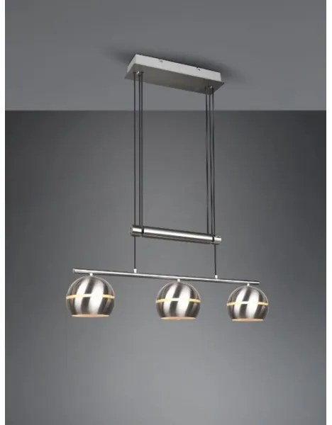 Lustră pe cablu FLETCHER 3xE14/40W/230V crom mat Trio