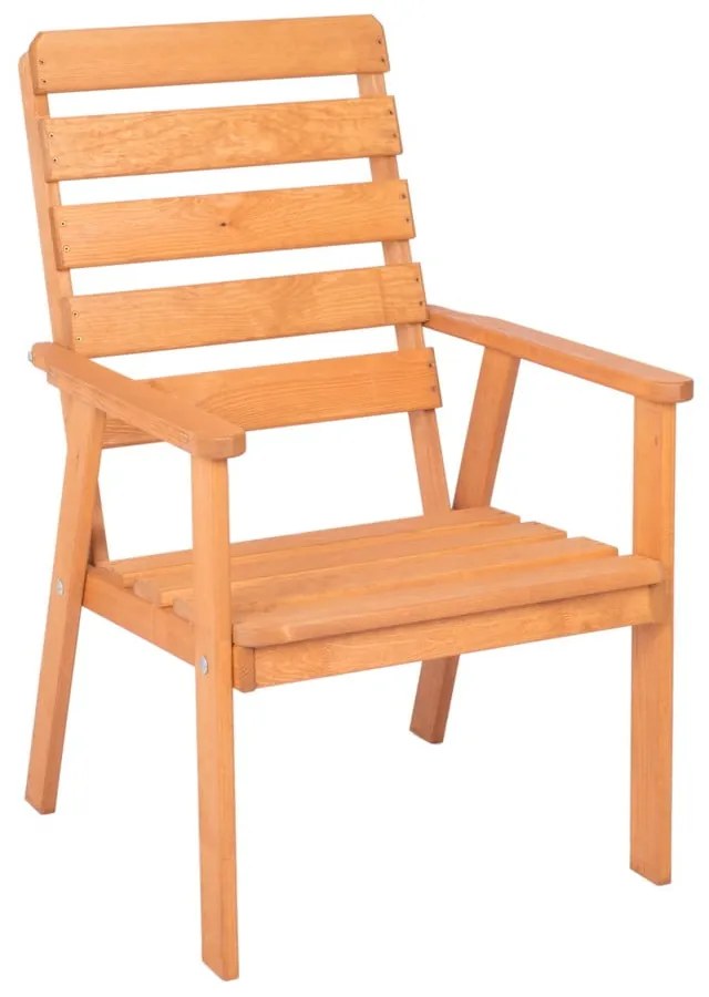 Set de dining pentru grădină din lemn pentru 4 persoane Sylva – Rojaplast